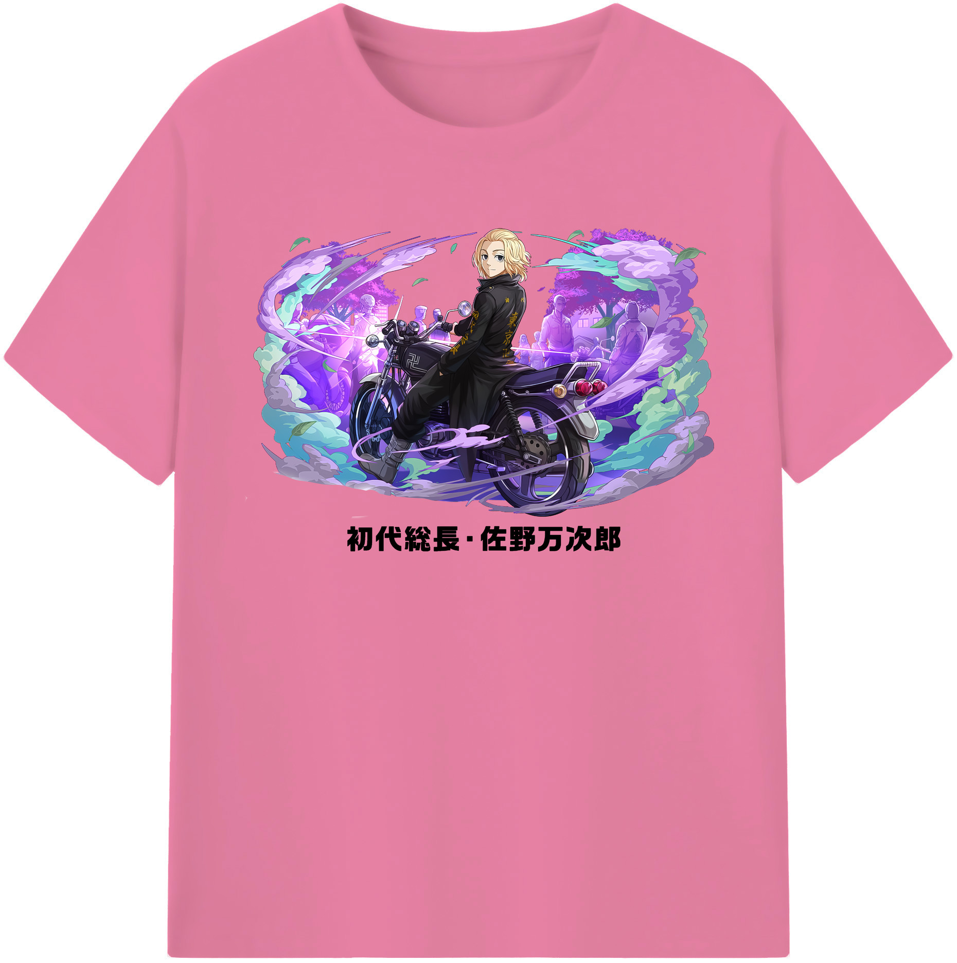 （画像用） 東京リベンジャーズ Tokyo Revengers 綿100％半袖Tシャツ（フロントプリント）